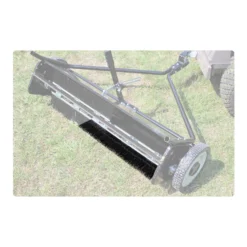 Wiltec Ersatzbürste 62 cm für Rasenkehrmaschine für Aufsitzmäher, Bürstenkopf für Laubsammler 120 cm, Ersatzteil für Laubkehrmaschine
