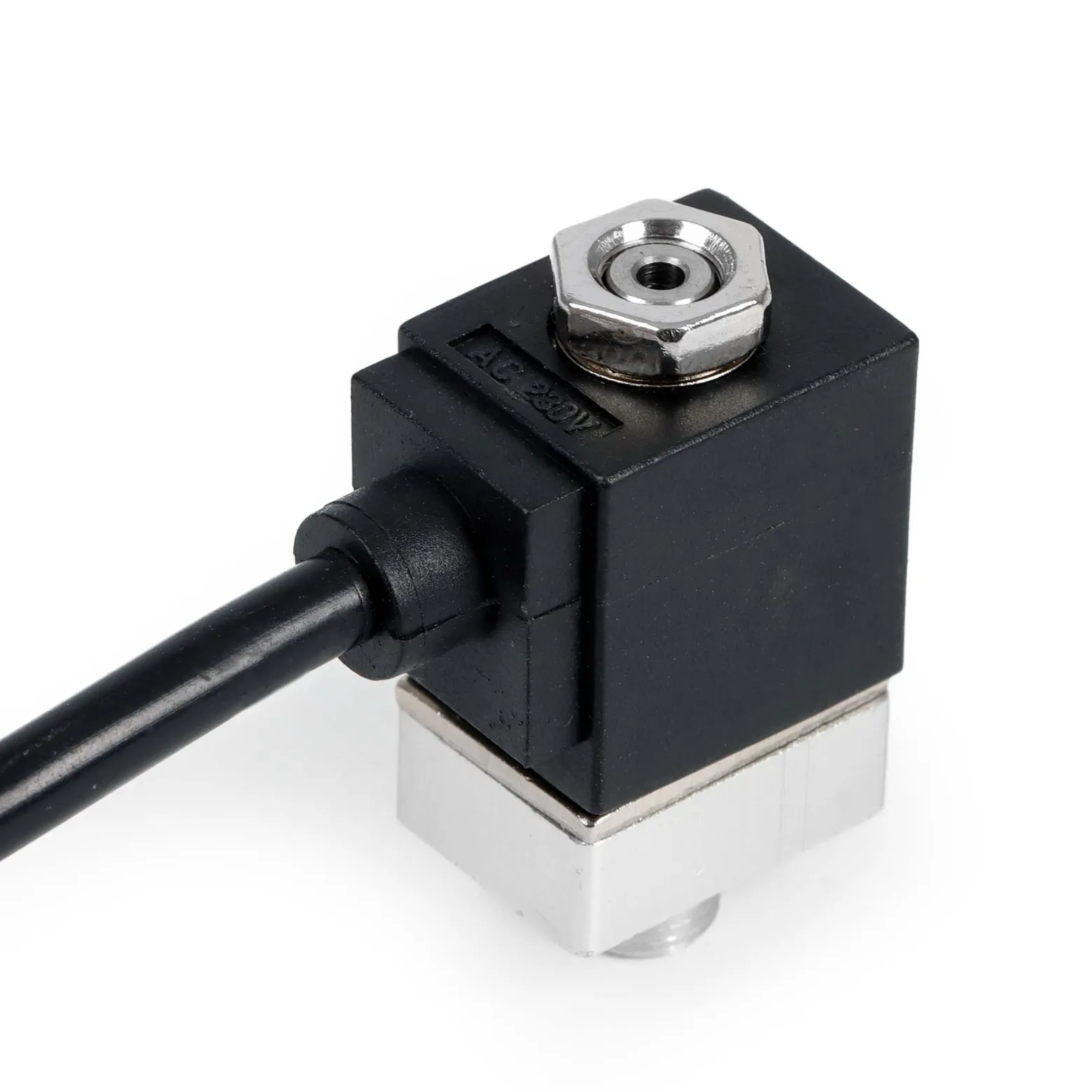 Wiltec Ersatzteil für Airbrush Kompressor AS189 / AS196 / AS19 – Magnetventilspule – schwarz – für Airbrushkompressor, Zubehör