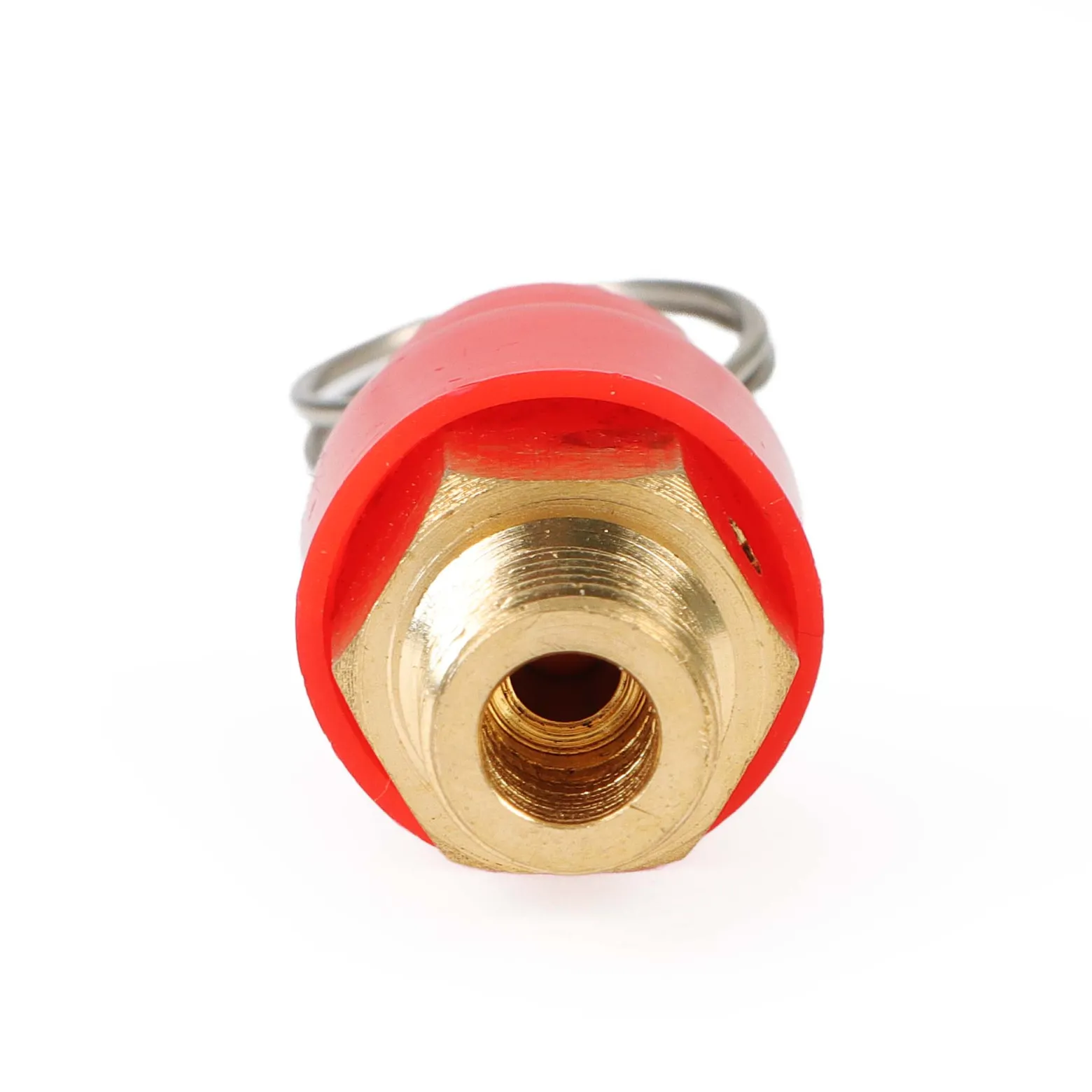 Wiltec Ersatzteil für Airbrush Kompressor AS186 / AS189 / AS196 / AS196A – Überdruckventil – Ersatz Ventil mit Gewinde 9,51 mm (⅛″), Zubehör für Air Brush