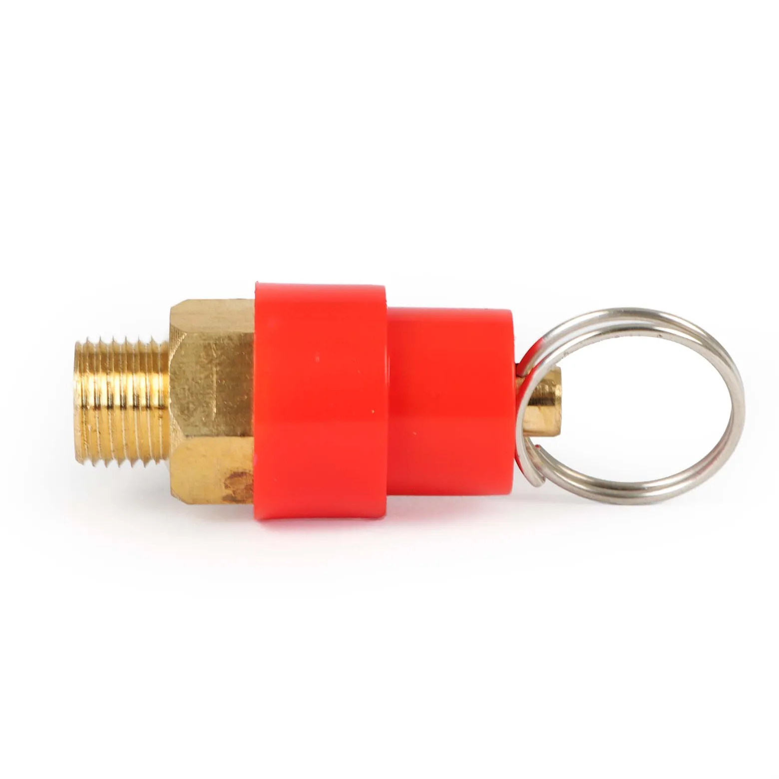 Wiltec Ersatzteil für Airbrush Kompressor AS186 / AS189 / AS196 / AS196A – Überdruckventil – Ersatz Ventil mit Gewinde 9,51 mm (⅛″), Zubehör für Air Brush