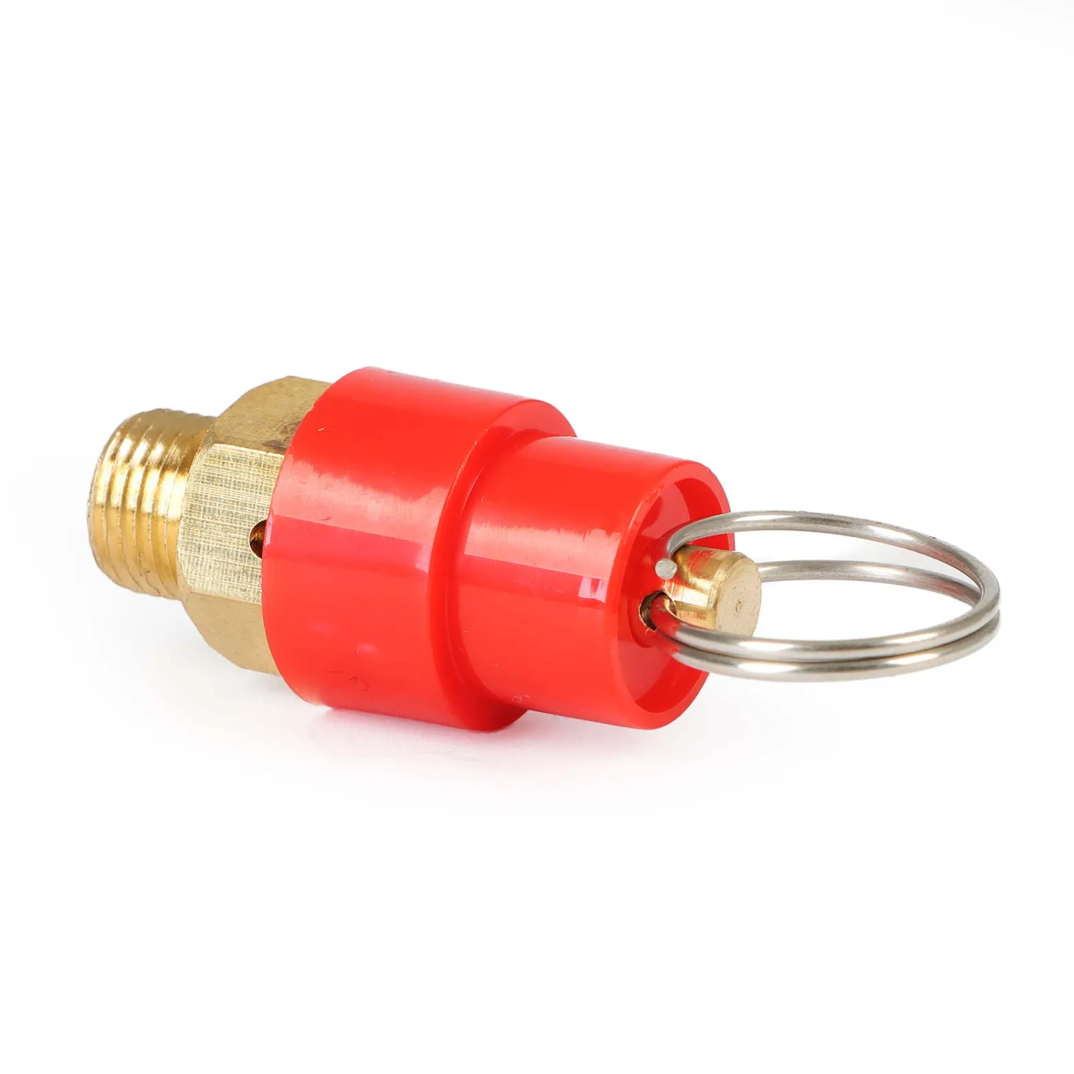 Wiltec Ersatzteil für Airbrush Kompressor AS186 / AS189 / AS196 / AS196A – Überdruckventil – Ersatz Ventil mit Gewinde 9,51 mm (⅛″), Zubehör für Air Brush