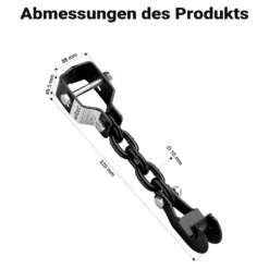 Wiltec Farm Jack – Allround-Set für SUV/Offroad, Wagenheber bis 3000 kg mit Stützplatte, Radhebe-Adapter, Stoßstangen-Adapter, Winden- & Klemmbefestigung