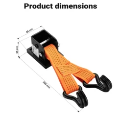 Wiltec Farm Jack – Kompakt-Set für ATV/Anhänger, Wagenheber bis 3000 kg mit Unterlegplatte und Radhebe-Adapter