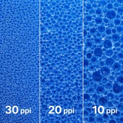 Wiltec Filtermatte Schaumstoff 50 x 50 x 5 cm grobe Porung 10 ppi für Teichfilter Aquarienfilter Aquarium Filter Außenfilter Wasser