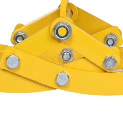Wiltec Forstzange für Baumstämme bis 720 mm, 1500 kg Zugkraft, Holzzange Hebezange Packzange mit 4 Klemmdornen