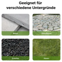 Wiltec gefederte Torlaufrolle, Schiebetorrolle bis 68 kg, Laufrolle mit 100 mm PVC-Rad, Lenkrolle für Schiebetor und Gartentor, hochwertige Torrolle