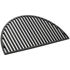 Wiltec Gusseisen Grillrost 49,8 x 24,3 x 0,9 cm, Gussrost für Grill mit guter Hitzespeicherung, Grillgitter für typische Grillstreifen auf Grillgut, Grillzubehör für BBQ