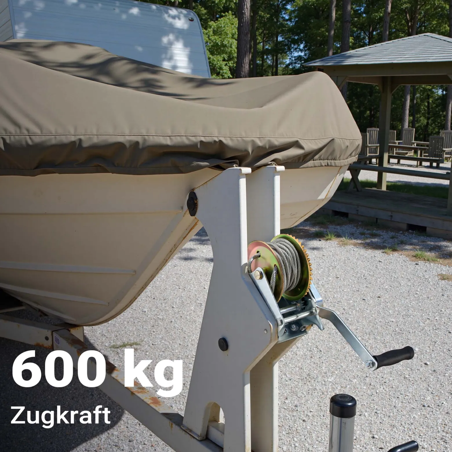 Wiltec Handseilwinde bis 550kg Übersetzung 4,1:1 130 x 190 x 160 mm, Winde mit 10m Drahtseil, Seilwinde handbetrieben, Handseilzug effizient, Forstseilwinde