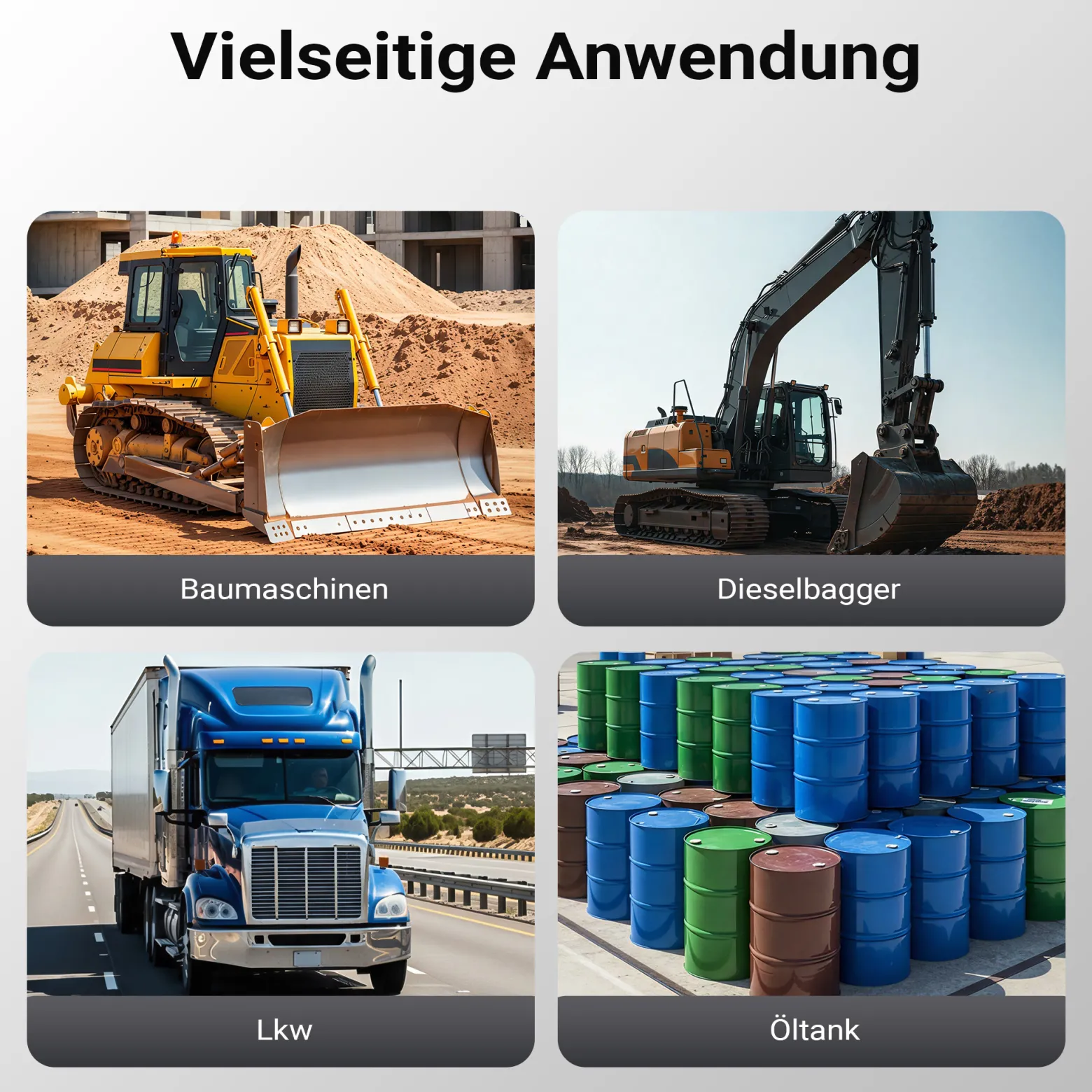Wiltec Heizöl- und Dieselpumpe 230V 550W 80l/min, Selbstansaugende Umfüllpumpe mit 2 m Ansaughöhe und Rückschlagventil, Absaugpumpe