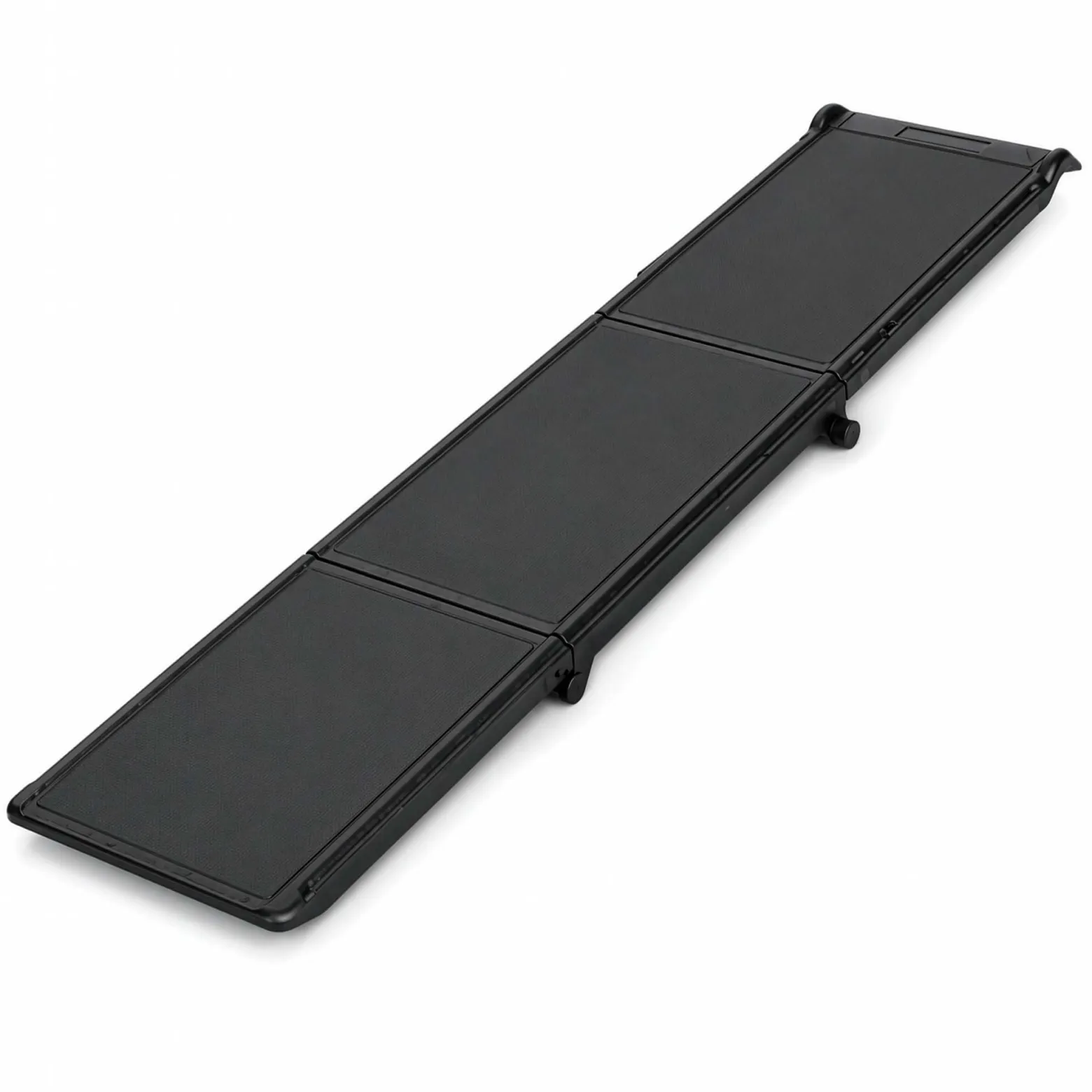 Wiltec Hunderampe 180 x 40 cm 50 kg 3-fach faltbar rutschfeste Autorampe für Hunde, klappbare Einstiegshilfe aus PP fürs Auto, SUV und Pick up