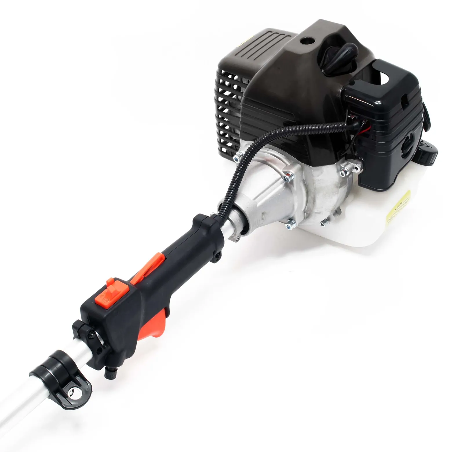 Wiltec 5in1 Benzin Multitool 1,76 PS Gartengerät, Rasentrimmer, Heckenschere, Hochentaster, Motorsense und 30 cm Verlängerungsstange für Gartenpflege