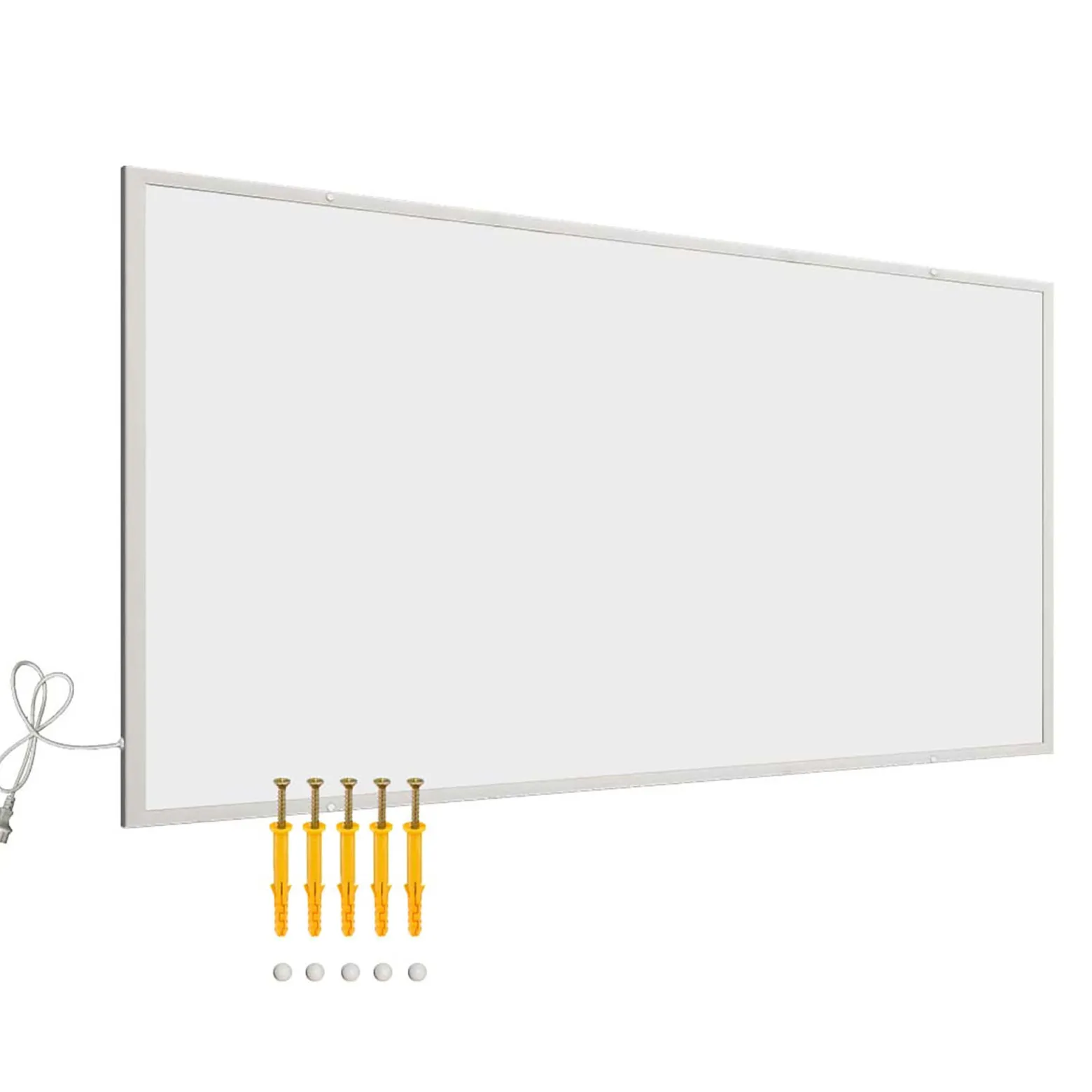 Wiltec Infrarotheizung 700 Watt, energieeffizienter Heizkörper, Wandmontage Elektroheizung, Heizpaneel, IR Heizung
