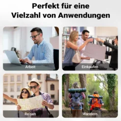 Wiltec 3 in 1 Gepäckträgertasche rot, Fahrradtasche Rucksack 25 l Stauraum, Gepäcktasche mit Laptopfach, wasserresistente Fahrrad Tasche