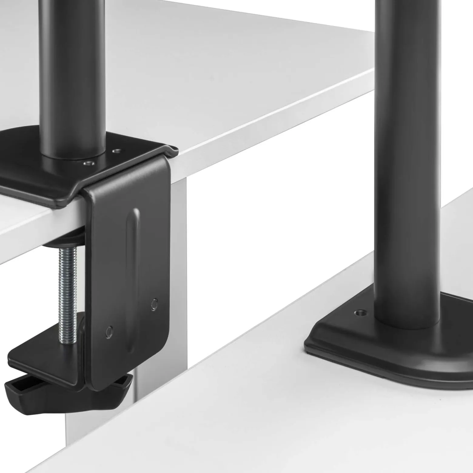 Wiltec 2in1 Halterung für Monitor und Laptop Monitorhalter und Notebookhalter VESA 75x75/100x100
