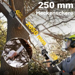 Wiltec 4-in-1 Multifunktionsgerät mit 4-Takt-Motor mit Rucksack, Backpacker Multigartengerät, Multitool Gartenwerkzeug mit u.a. Rasentrimmer