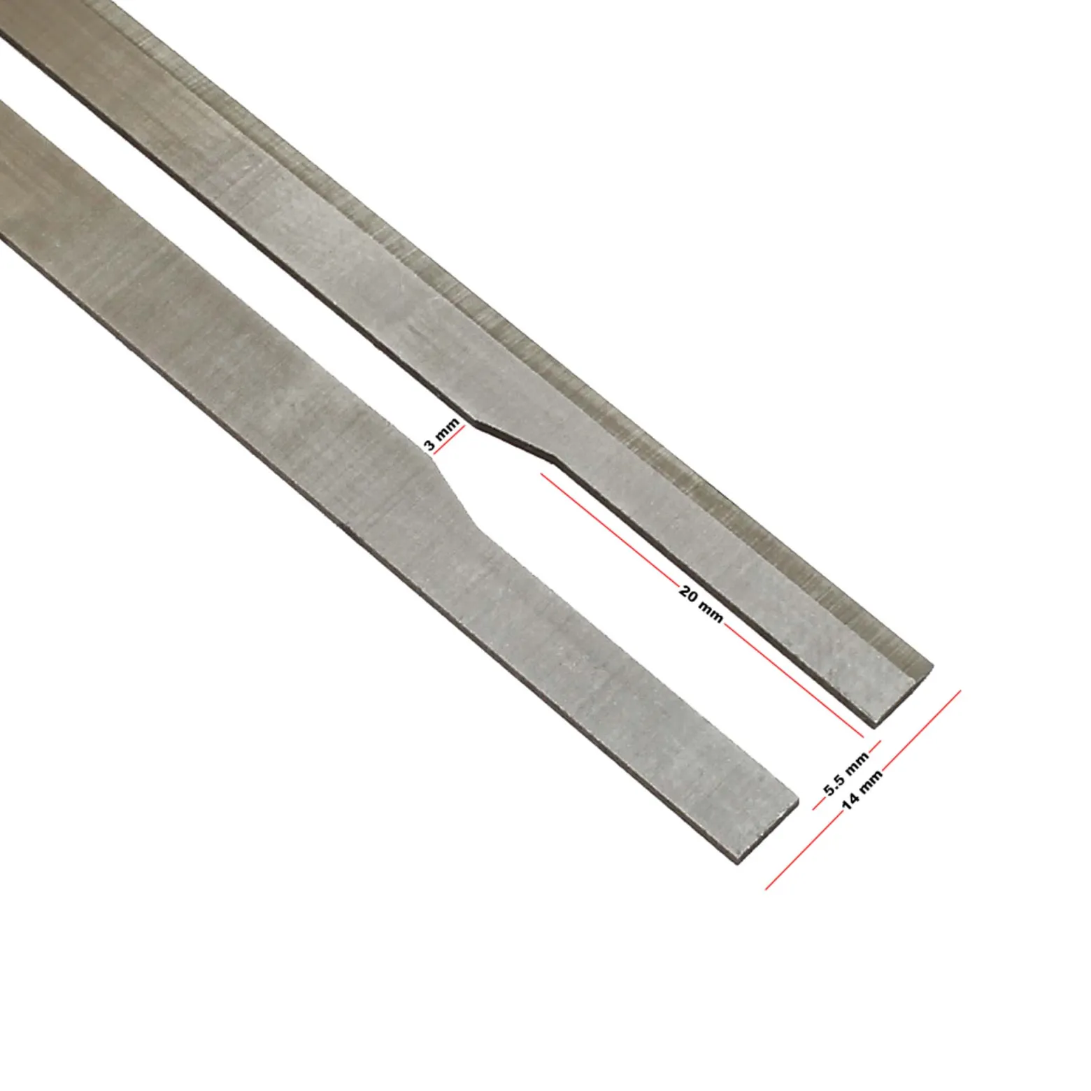 Wiltec Klinge für Styroporschneider 200mm, gehärtet, gerade, schneidet Styropor, Styrodur & andere Dämmstoffe mit Nickel-Chrom-Legierung für Heißrahtschneider