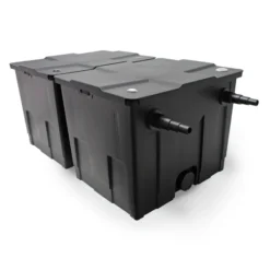 Wiltec Komplettset: CBF-350B Teichfilter bis 60000 L Teichfilteranlage als Durchlauffilter, NEO10000 SuperECO Teichpumpe 10000l/h 80W, CUV-224 Teichklärer UVC Klärer mit 24W