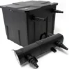 Wiltec Komplettset: CBF-350 Teichfilter bis 12000 L Teichfilteranlage als Durchlauffilter, CUV-218 Teichklärer UVC Klärer mit 18 Watt UV-C Leistung