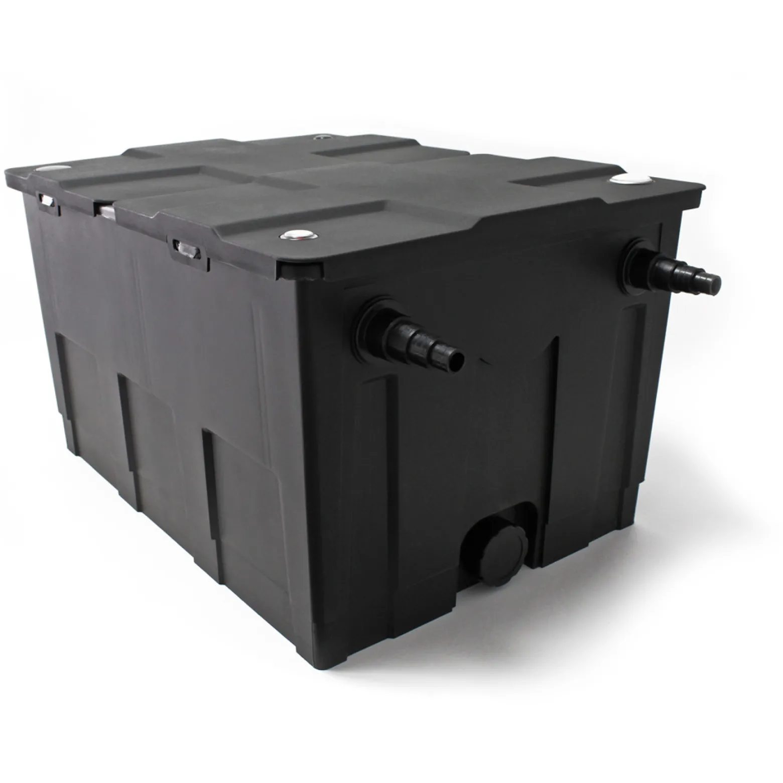 Wiltec Komplettset: CBF-550 Teichfilter bis 60000 L Teichfilteranlage als Durchlauffilter, NEO10000 SuperECO Teichpumpe 10000l/h 80W, CUV-236 Teichklärer UVC Klärer mit 36W