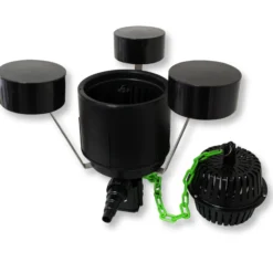 Wiltec Komplettset: CBF-350 Teichfilter bis 12000 L Teichfilteranlage Durchlauffilter, NEO10000 Teichpumpe 10000l/h 80W, CUV-236 Teichklärer 36W, 25m Teichschlauch 25 mm, CSP-250 Skimmer 2500l/h 45W