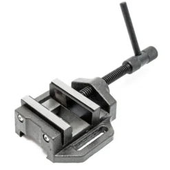 Wiltec Maschinenschraubstock 100 mm Backenbreite, Schraubstock für Werkstatt, Bohrmaschinenschraubstock als Spannwerkzeug