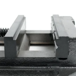 Wiltec Maschinenschraubstock 100 mm Backenbreite, Schraubstock für Werkstatt, Bohrmaschinenschraubstock als Spannwerkzeug
