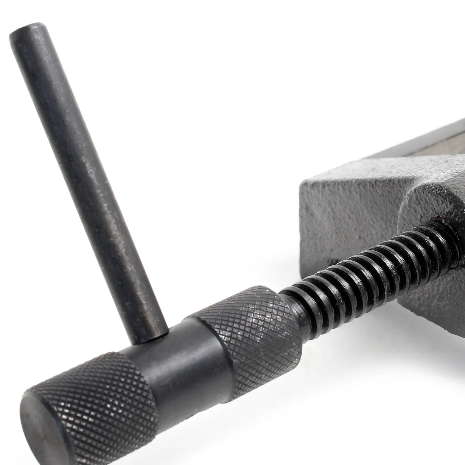 Wiltec Maschinenschraubstock 125 mm Backenbreite, Schraubstock für Werkstatt, Bohrmaschinenschraubstock als Spannwerkzeug