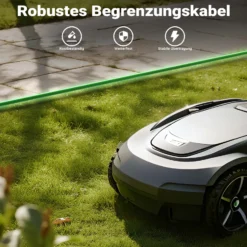 Wiltec 250 m Mähroboter Begrenzungskabel Ø 2,7 mm TCCA, kupferbeschichteter Aluminiumdraht, Leitkabel für Rasenroboter, Universal Begrenzungsdraht kompatibel mit diversen Rasenmähern