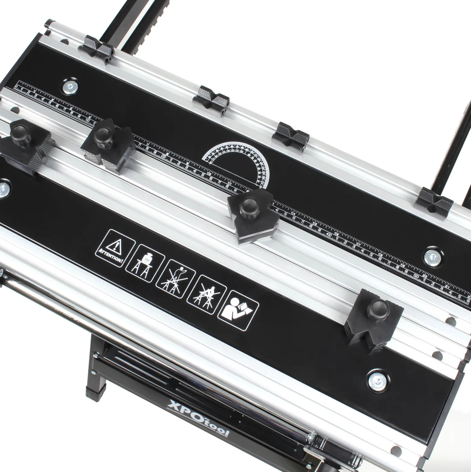 Wiltec Mobile Werkbank bis 100 kg Werktisch klappbar, Arbeitstisch höhenverstellbar 77 - 107 cm, Werkstatttisch mit einstellbarer Neigung