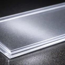 Wiltec Namensschild Abdeckung für Briefkasten mit Stanzmaß 69,1 x 17,2 mm für 73 x 21 mm Namensschild, Ersatzteil für Standbriefkasten und Wandbriefkasten