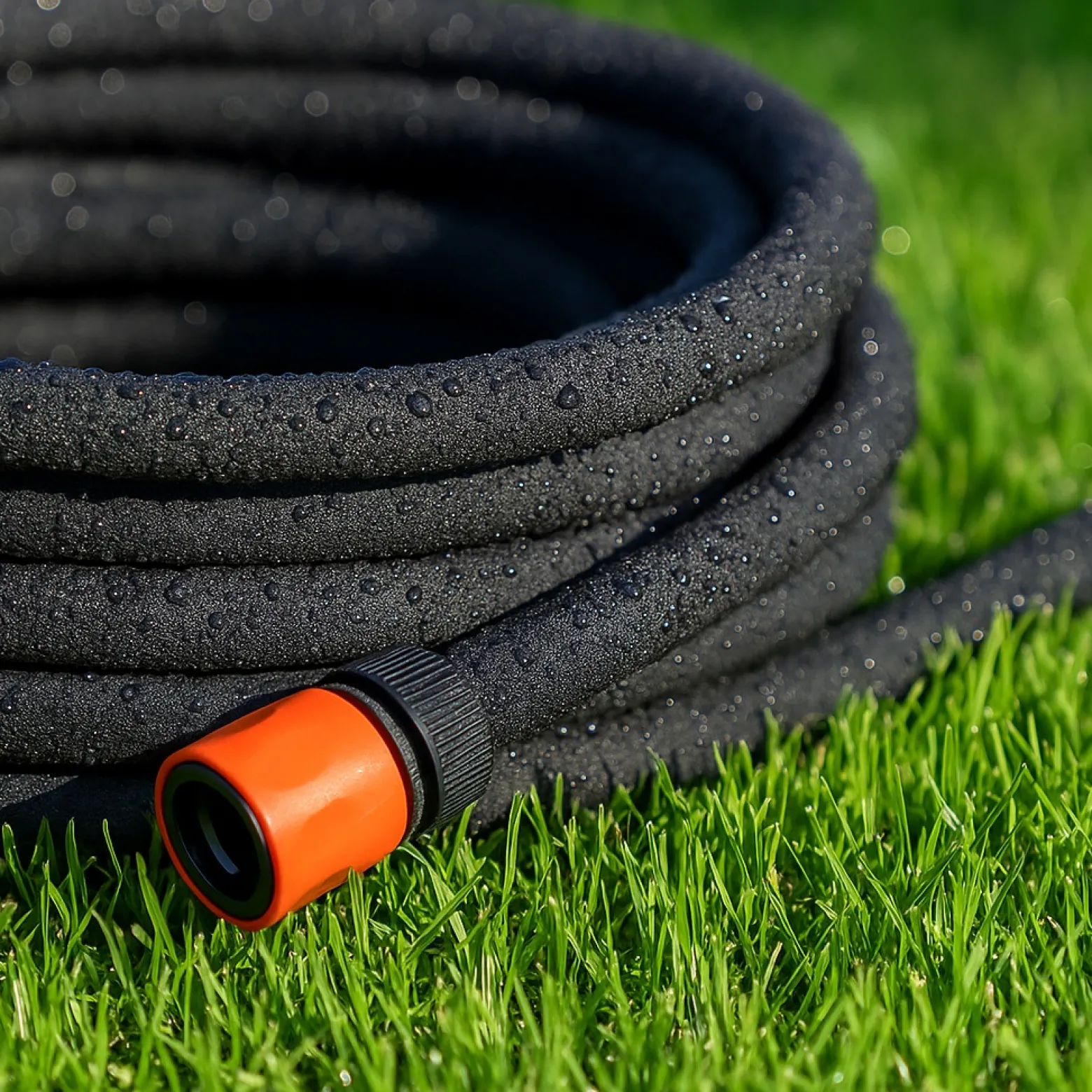 Wiltec Perlschlauch 30m mit feinen Poren, unter- und oberirdisch verlegbarer Gartenschlauch Tropfschlauch Bewässerung Wasserschlauch Bewässerungsschlauch