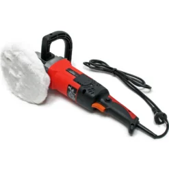 Wiltec Poliermaschine Set aus 26 Teilen 1500W bis 3000 U/min, Schleifgerät mit 6 Stufen inkl. vieler Aufsätze und Koffer, Tellerschleifer, Rotationsschleifer