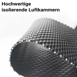 Wiltec Pool Solarfolie Ø 3,6 m, schwarz, Poolheizung aus 120 µ starkem PE Film, Poolabdeckung Poolplane Solarplane rund