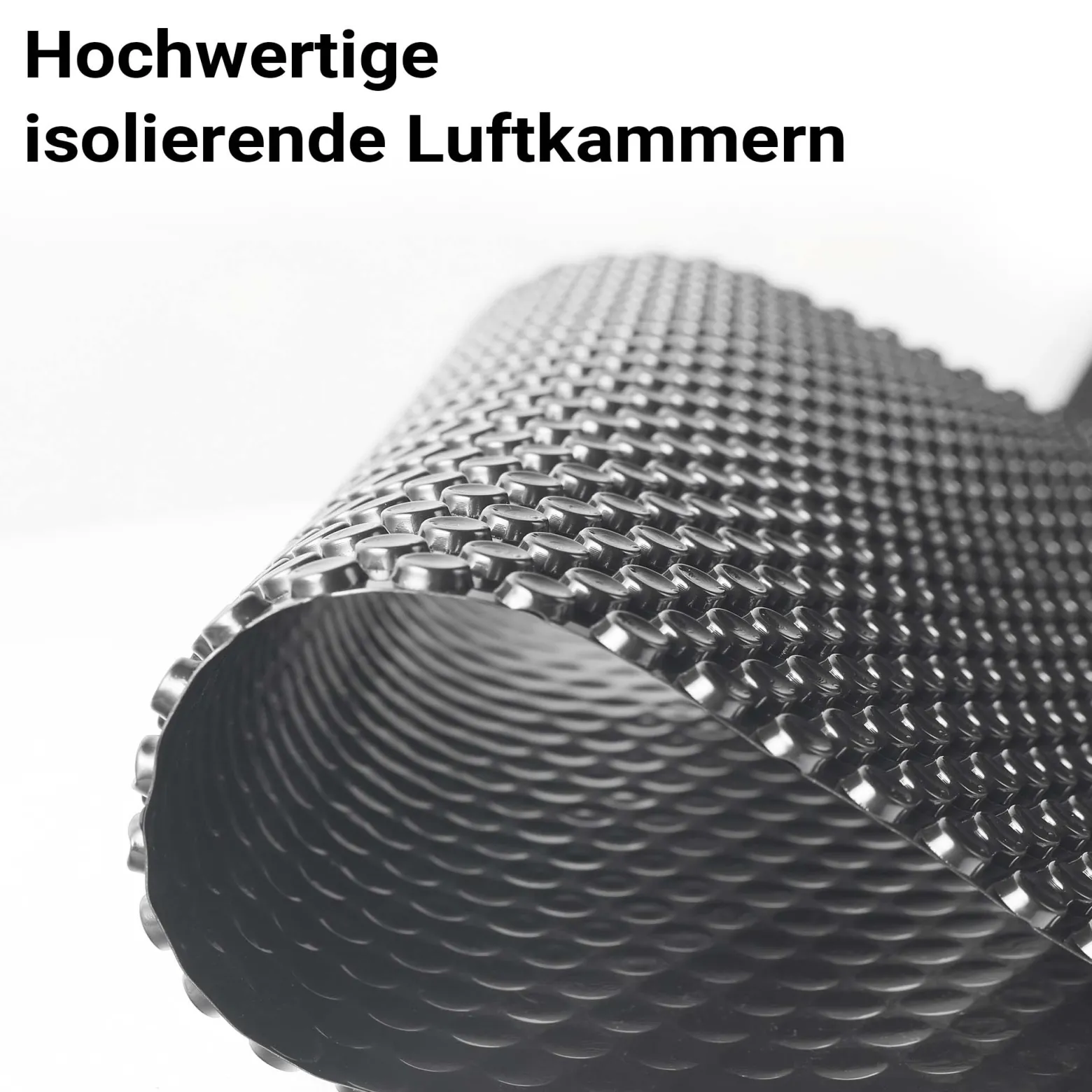 Wiltec Pool Solarfolie 5 x 8 m, schwarz, Poolheizung aus 140 µ starkem PE Film, Poolabdeckung Poolplane Solarplane rechteckig