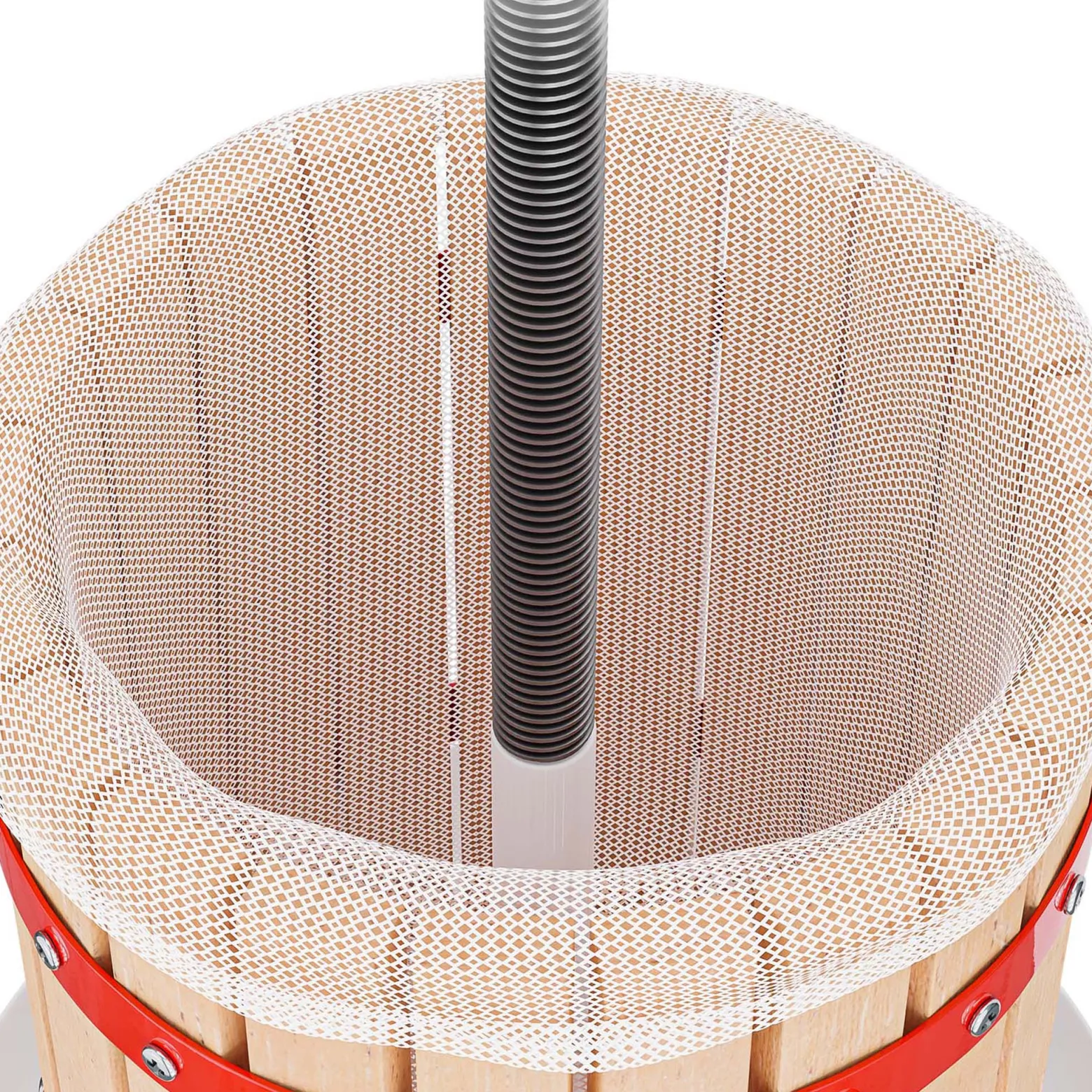 Wiltec Presstuch für Obstpresse Ø355mm Höhe 450mm feine Porung aus Polyester und robust zum Pressen von Maische Obst Wein