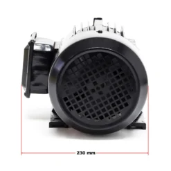 Wiltec Profi Elektromotor 400 V 1,5 kW (2 PS) 3-phasig 2-polig E-Motor in Bauform B3 2830 U/min mit Kupferwicklung, Drehstrommotor