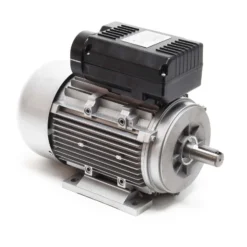 Wiltec Profi Elektromotor 230 V 1,5 kW (2 PS) 1-phasig 2-polig E-Motor mit Anlaufkondensator 2850 U/min und Kupferwicklung