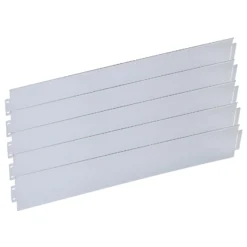 Wiltec Rasenkante aus Stahl 40 m Beetumrandung bestehend aus 40 Elementen je 100 x 14 cm, Beeteinfassung als Stecksystem, verzinkte Mähkante