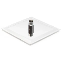 Wiltec Regendusche Duschkopf Quadratisch 40x40cm Edelstahl Kopfbrause Rainshower Brausekopf