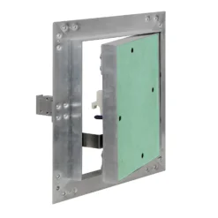 Wiltec Revisionsklappe 30 x 30 cm Revisionstür mit Aluminiumrahmen, Revisionsöffnung mit 12,5 mm Gipskartoneinlage, Revi Klappe für Trockenbau