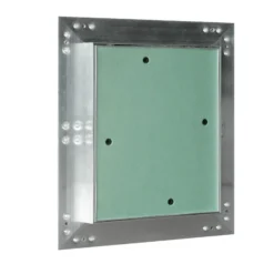 Wiltec Revisionsklappe 30 x 30 cm Revisionstür mit Aluminiumrahmen, Revisionsöffnung mit 12,5 mm Gipskartoneinlage, Revi Klappe für Trockenbau