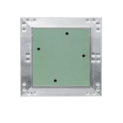 Wiltec Revisionsklappe 30 x 30 cm Revisionstür mit Aluminiumrahmen, Revisionsöffnung mit 12,5 mm Gipskartoneinlage, Revi Klappe für Trockenbau