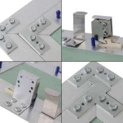 Wiltec Revisionsklappe 30 x 60 cm Revisionstür mit Aluminiumrahmen, Revisionsöffnung mit 12,5 mm Gipskartoneinlage, Revi Klappe für Trockenbau
