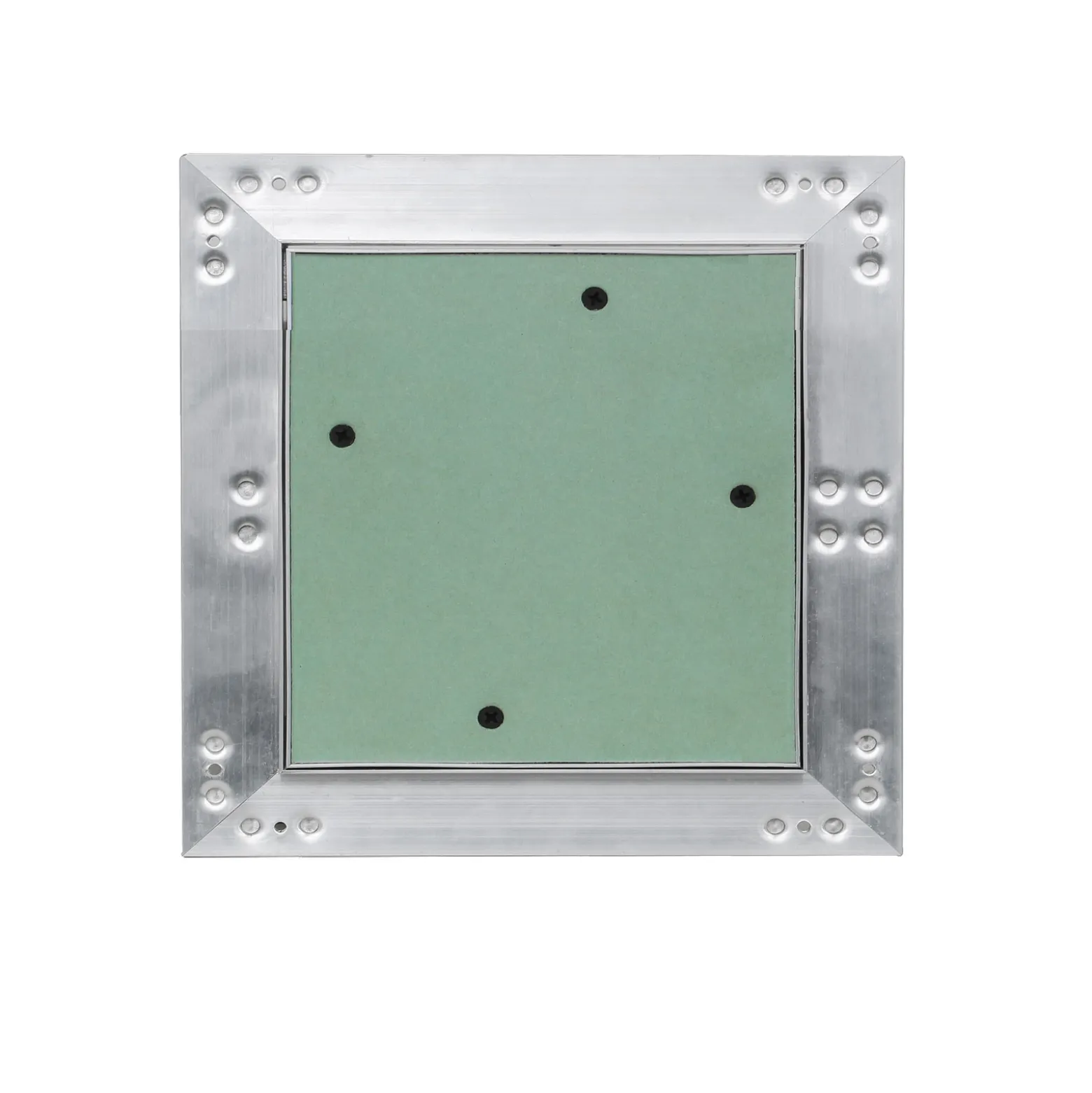 Wiltec Revisionsklappe 60 x 60 cm Revisionstür mit Aluminiumrahmen, Revisionsöffnung mit 12,5 mm Gipskartoneinlage, Revi Klappe für Trockenbau