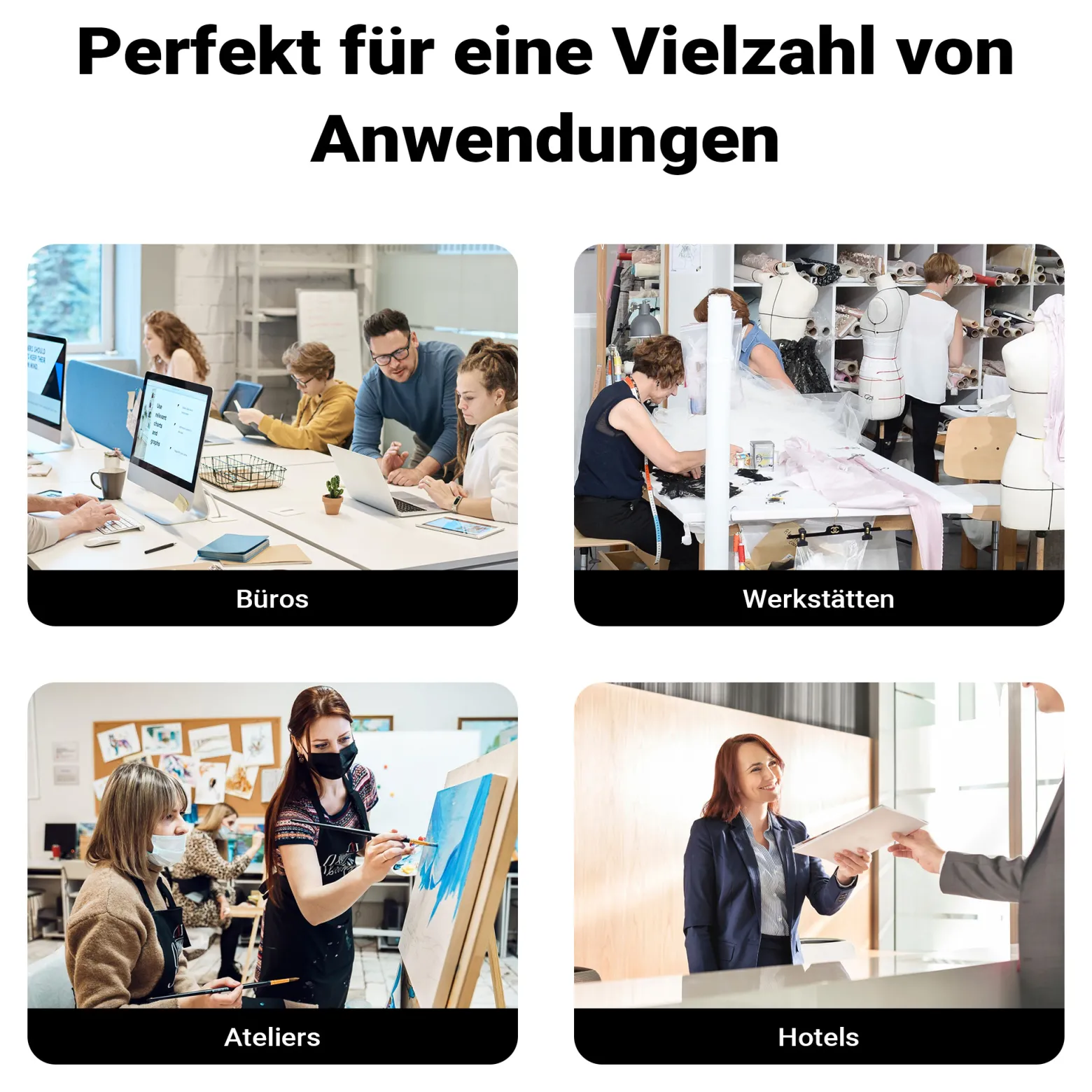 Wiltec Sitz- & Stehhocker schwarz, Drehhocker höhenverstellbar bis 82 cm, Polsterhocker bis 135 kg, moderner Hocker drehbar für Büro und Homeoffice