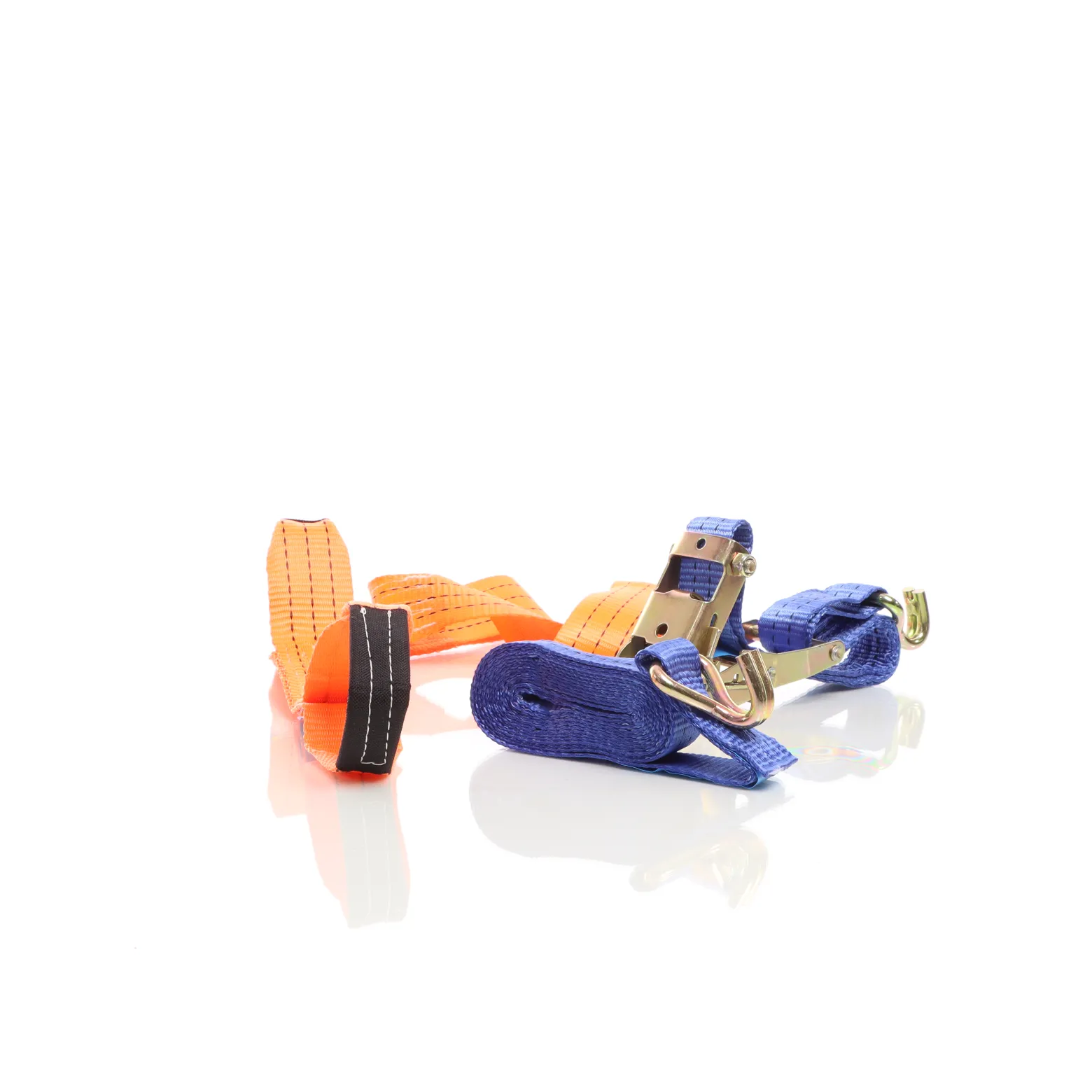 Wiltec Spanngurte 4er Set für den Autotransport, 35mm x 3,5m, 3000 daN, Zurrgurte zur Radsicherung, ideal für Autotransport