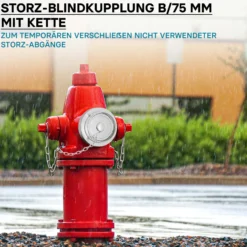 Wiltec Storz Blindkupplung B 75mm 3
