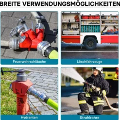 Wiltec Storz Kupplung C 52mm Festkupplung mit Innengewinde 2