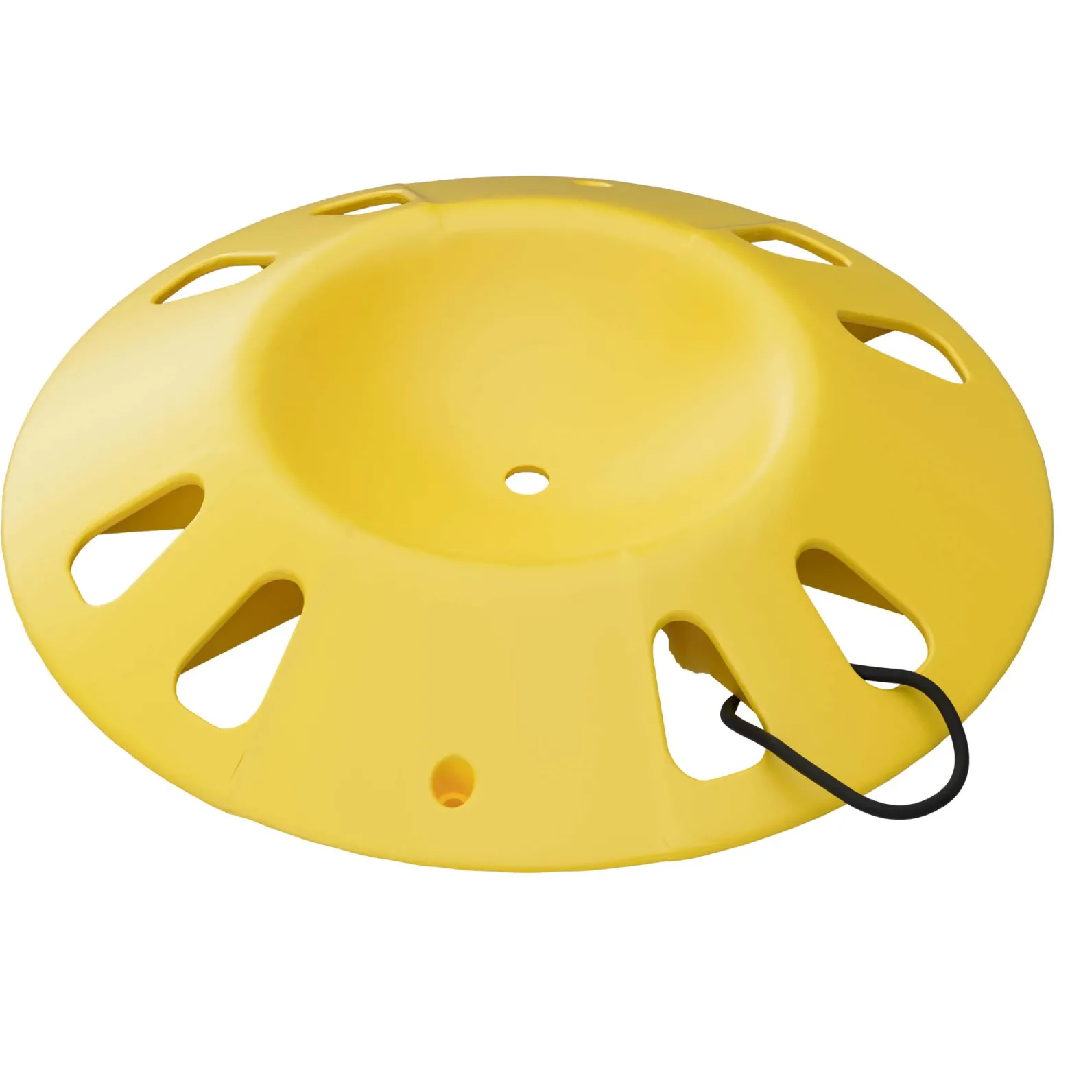 Wiltec Stützradunterlage rund 305 mm bis 1995 kg, HDPE Stützrad Halterung für Stützrad bis Ø 150 mm, Unterlegkeil Stützrad für Anhänger u. Wohnwagen