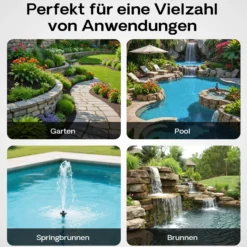 Wiltec Teichschlauch 25m, flexibel, 25mm (1") schwarz - Made in Europe, Saugschlauch Druckschlauch